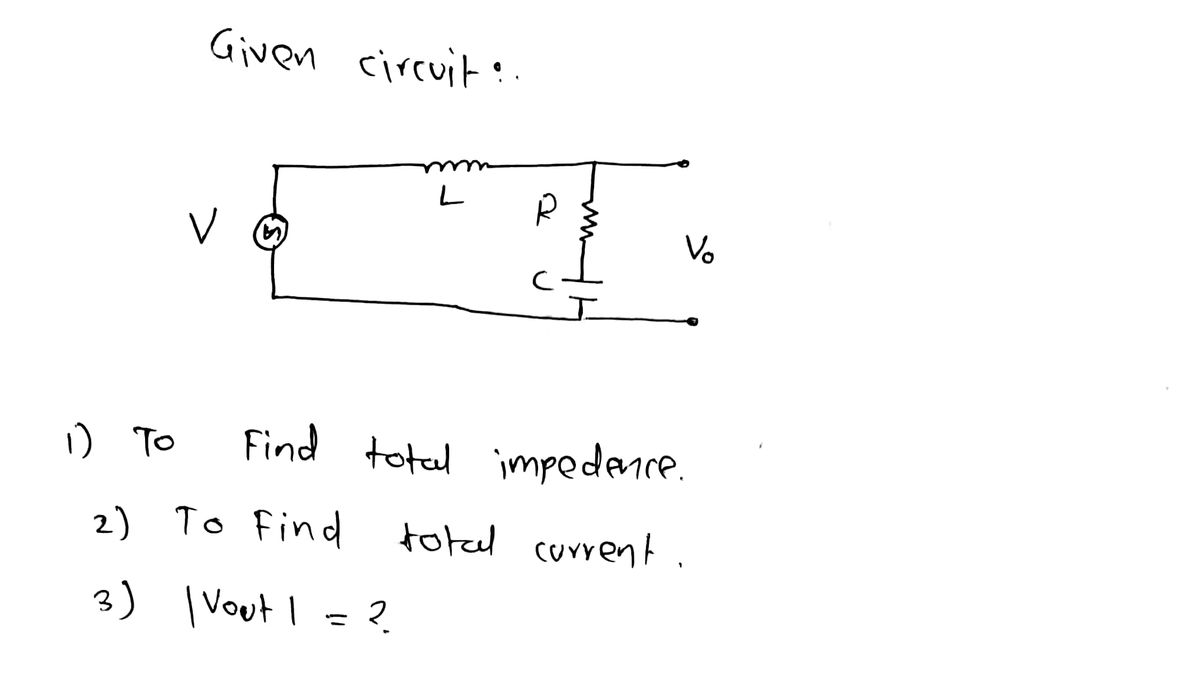 Electrical Engineering homework question answer, step 1, image 1